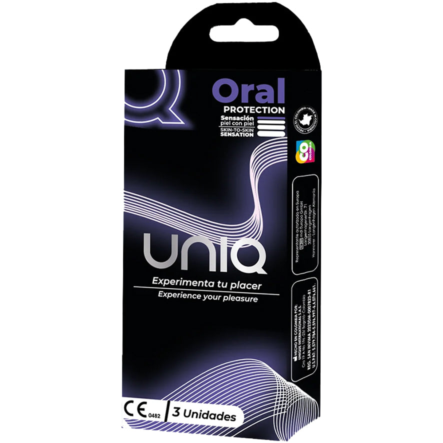 UNIQ Oral Love 口交膜（薄荷味）3片裝｜250mm x 150mm加大尺寸