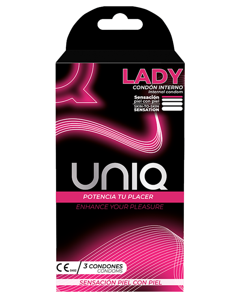 UNIQ LADY 0.01mm 女士向超薄安全套 / 58mm / 3片裝