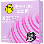 杰士邦 Jissbon 浪漫環紋安全套 / 33mm / 3片裝