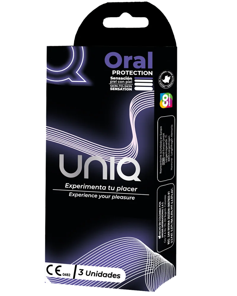 UNIQ Oral Love 口交膜（薄荷味）3片裝｜250mm x 150mm加大尺寸