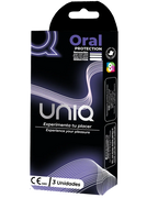 UNIQ Oral Love 口交膜（薄荷味）3片裝｜250mm x 150mm加大尺寸