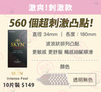 SKYN Intense Feel 激烈凸點非乳膠安全套 / 53mm / 10片裝