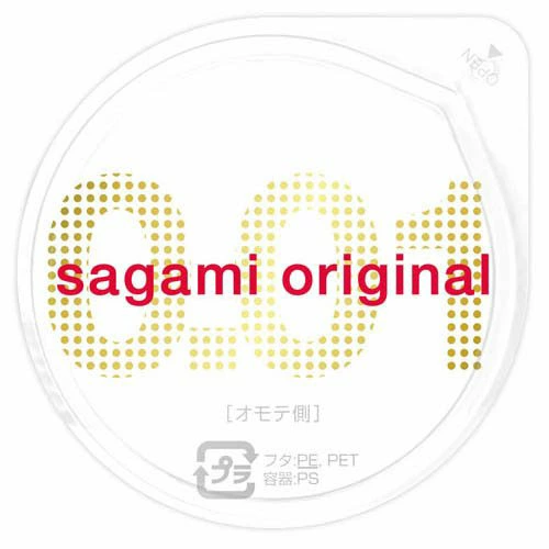 相模 Sagami Original 0.01mm 聚氨酯安全套 / 36mm / 10片裝