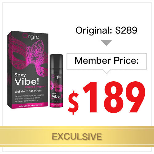 Orgie ｜ Sexy Vibe Intense Orgasm 冰火跳動快感增強液 ｜ 15ml