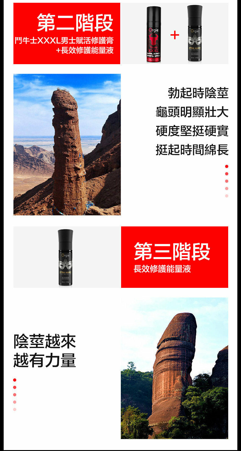 Orgie Touro XXXL 勃起增大增粗凝膠 (50ml)